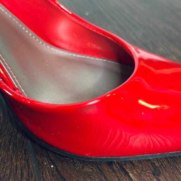 ✨ Worthington Lucien Women’s Pointed Closed Toe Stiletto Heel Pumps ✨ Size 7 Red - Picture 7 of 13